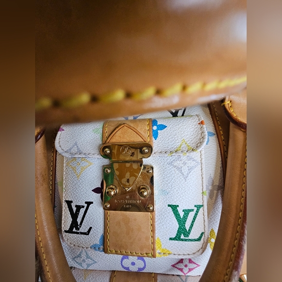 LOUIS VUITTON  Monogram Multicolor Keepall 45 Boston Bag M92641 LV Auth 22469A - Picture 16 of 16